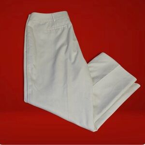 white Tailored Trouser Pants DressBarn 12